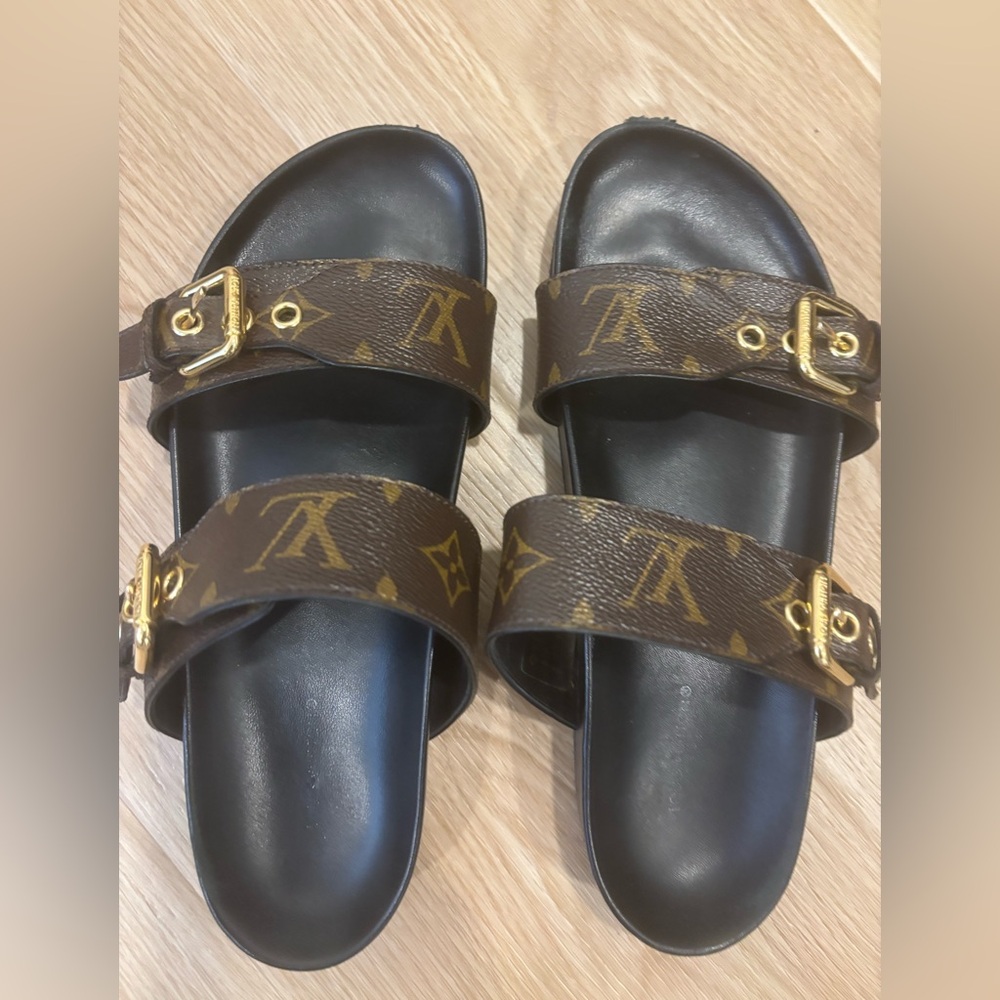 Louis Vuitton Bom Dia slide sandals